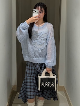 FURFUR（ファーファー）の「FUR FUR アームボレロレイヤードプル