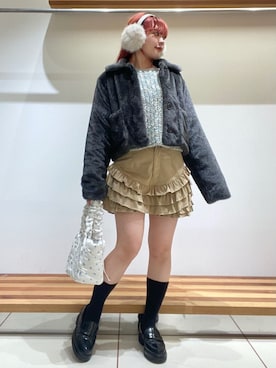 FURFURさん（レディース・154cm）の秋コーディネート