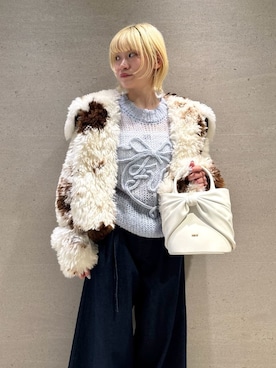 「ファー」｜FURFURさん（レディース・152cm）の夏コーディネート