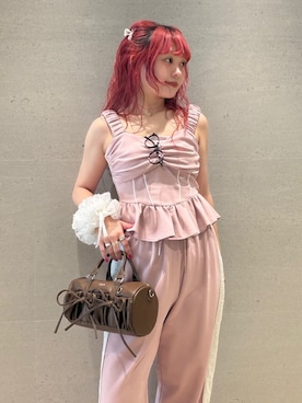 「FURFUR（ファーファー）のアイテム」を使った、FURFURさん（レディース・154cm）の春コーディネート