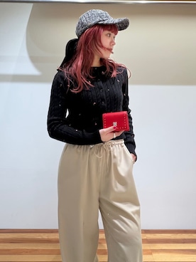 「FURFUR（ファーファー）のアイテム」を使った、FURFURさん（レディース・154cm）の冬コーディネート