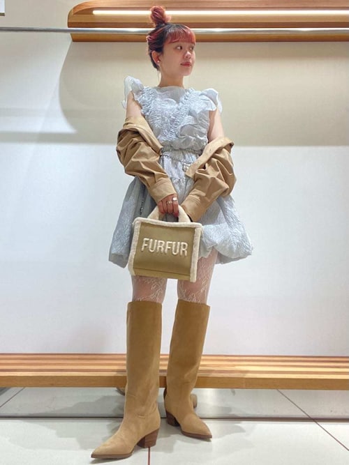 バルーンヘムミニドレス（ドレス）｜FURFUR（ファーファー）の