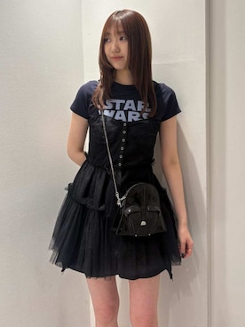 「FURFUR（ファーファー）のアイテム（Tシャツ/カットソー）」を使った、FURFURさん（レディース・163cm）の春コーディネート