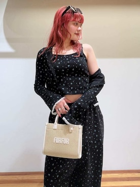 「FURFUR（ファーファー）のアイテム」を使った、FURFURさん（レディース・154cm）の春コーディネート