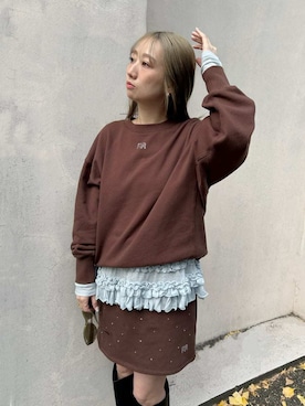 FURFURさん（レディース・157cm）の冬コーディネート