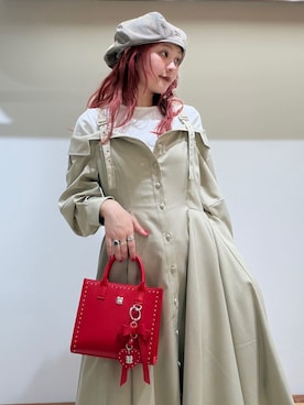 「FURFUR（ファーファー）のアイテム」を使った、FURFURさん（レディース・154cm）の春コーディネート