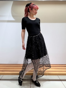 「FURFUR（ファーファー）のアイテム」を使った、FURFURさん（レディース・154cm）の春コーディネート