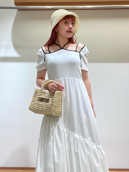 セール】コンビバルーンヘムワンピース（ワンピース）｜FURFUR（ファー