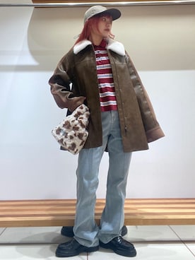FURFURさん（レディース・154cm）の秋コーディネート