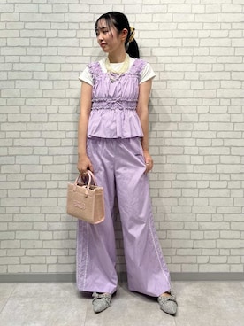 「FURFUR（ファーファー）のアイテム」を使った、FURFURさん（レディース・162cm）の春コーディネート