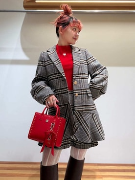 FURFURさん（レディース・154cm）の冬コーディネート