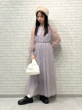 「チュール」｜FURFURさん（レディース・162cm）の秋コーディネート