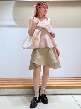 FURFURさん（レディース・154cm）の夏コーディネート