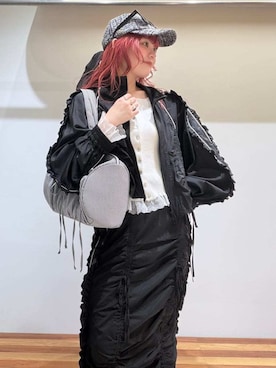 「FURFUR（ファーファー）のアイテム」を使った、FURFURさん（レディース・154cm）の春コーディネート