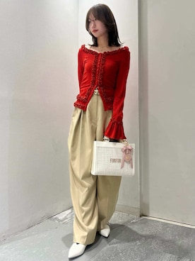 「FURFUR（ファーファー）のアイテム」を使った、FURFURさん（レディース・157cm）の冬コーディネート