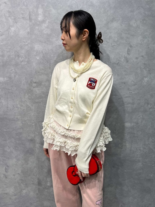 裾フリルジャージートップス（Tシャツ/カットソー）｜FURFUR（ファー