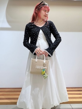 「FURFUR（ファーファー）のアイテム」を使った、FURFURさん（レディース・154cm）の春コーディネート