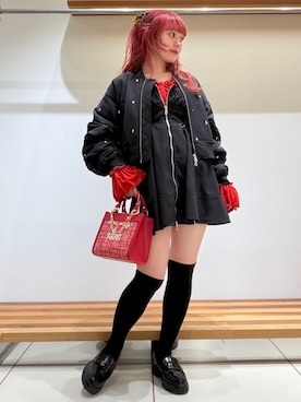 FURFURさん（レディース・154cm）の冬コーディネート