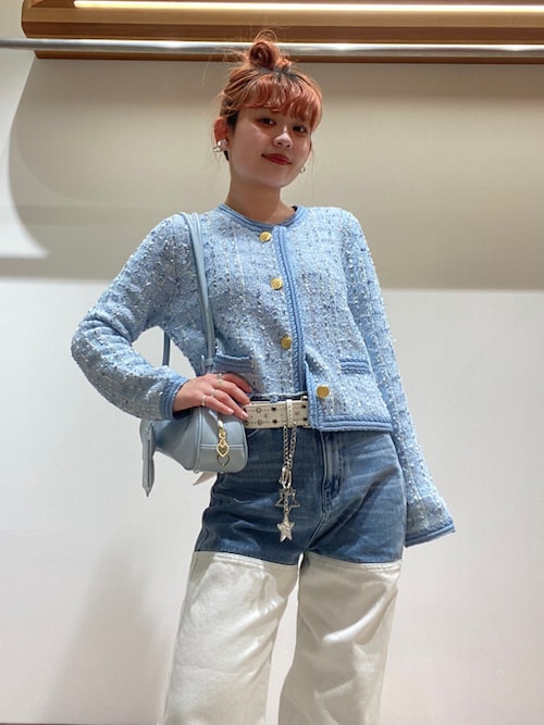 【未使用品】furfur ニットジャケット 限定カラー】ツイーディニットジャケット(508387456) | FURFUR