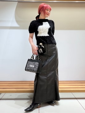 「FURFUR（ファーファー）のアイテム」を使った、FURFURさん（レディース・154cm）の冬コーディネート