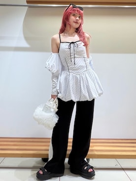 FURFURさん（レディース・154cm）の夏コーディネート
