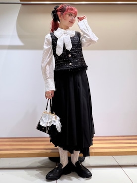 「シューズ」｜FURFURさん（レディース・154cm）の夏コーディネート