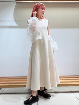 「刺繍」｜FURFURさん（レディース・154cm）の春コーディネート