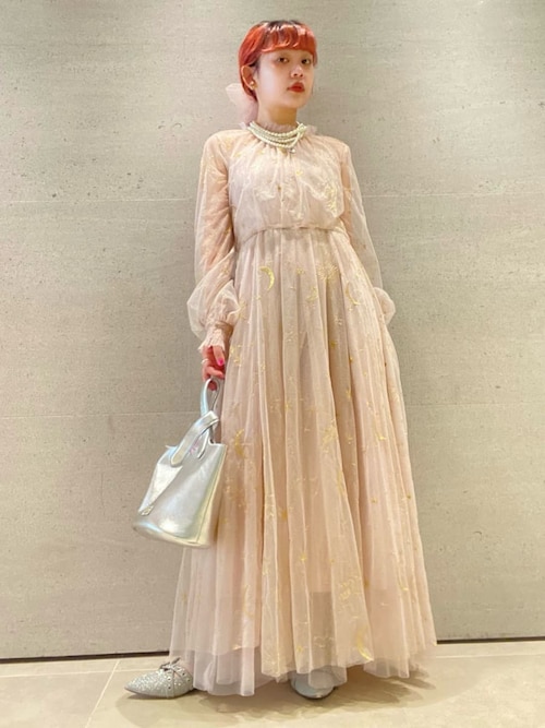 Twilightラメチュール刺繍ドレス（ドレス）｜FURFUR（ファーファー）の