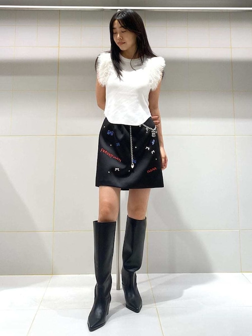 セール】FRESH PUNCH 刺繍スカート（スカート）｜FURFUR（ファーファー