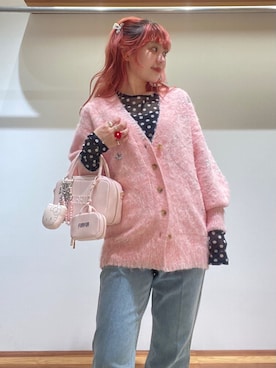 「アイテム（キーケース/キーアクセサリー）」を使った、FURFURさん（レディース・154cm）の冬コーディネート