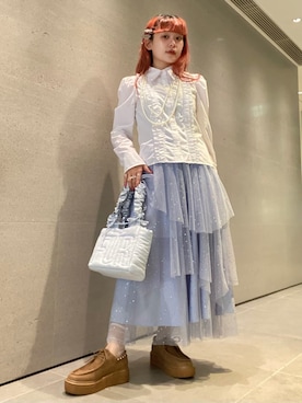 「プリーツ」｜FURFURさん（レディース・154cm）の秋コーディネート