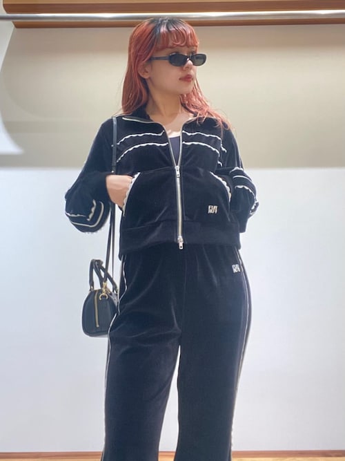 【新品】FUR FUR サイドレースベロアトラックジャケット BLK フリー ファーファー FURFUR サイドレースベロアトラックジャケット