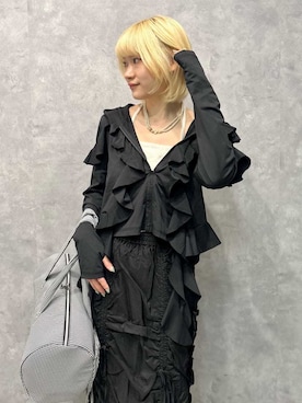 「FURFUR（ファーファー）のアイテム」を使った、FURFURさん（レディース・152cm）の春コーディネート