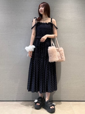 「FURFUR（ファーファー）のアイテム」を使った、FURFURさん（レディース・163cm）の春コーディネート