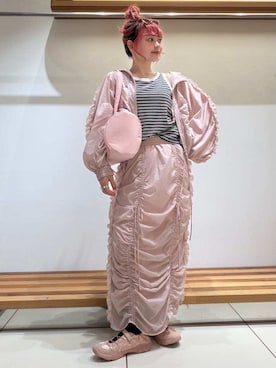 「FURFUR（ファーファー）のアイテム」を使った、FURFURさん（レディース・154cm）の春コーディネート