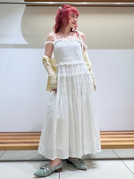 「ドレス」｜FURFURさん（レディース・154cm）の夏コーディネート