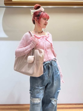 「FURFUR（ファーファー）のアイテム」を使った、FURFURさん（レディース・154cm）の春コーディネート