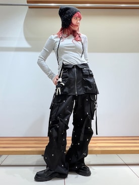 「FURFUR（ファーファー）のアイテム」を使った、FURFURさん（レディース・154cm）の冬コーディネート