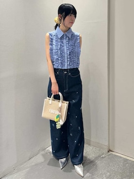 FURFURさん（レディース・159cm）の夏コーディネート