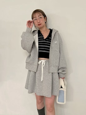 「アイテム（その他シューズ）」を使った、FURFURさん（レディース・157cm）の夏コーディネート