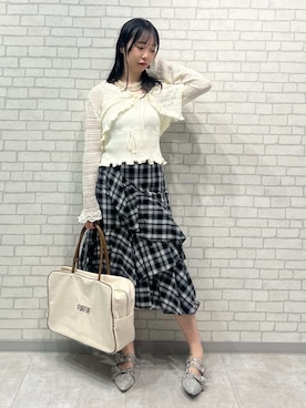 「FURFUR（ファーファー）のアイテム」を使った、FURFURさん（レディース・162cm）の春コーディネート