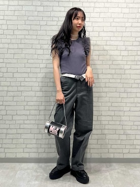 「アイテム（その他シューズ）」を使った、FURFURさん（レディース・162cm）の夏コーディネート