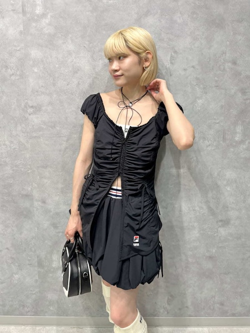 FURFUR FILA パフスリーブトップス FURFUR｜【FILAコラボ】パフスリーブトップス | Rakuten Fashion