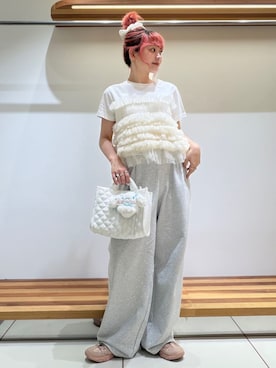 「シューズ」｜FURFURさん（レディース・154cm）の夏コーディネート