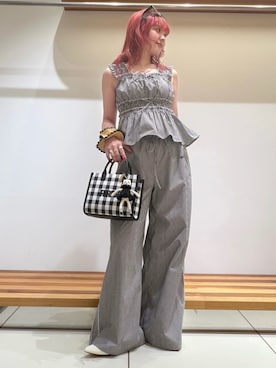 「FURFUR（ファーファー）のアイテム」を使った、FURFURさん（レディース・154cm）の春コーディネート