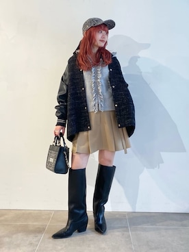 FURFURさん（レディース・154cm）の冬コーディネート