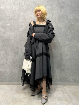 「FURFUR（ファーファー）のアイテム」を使った、FURFURさん（レディース・152cm）の春コーディネート