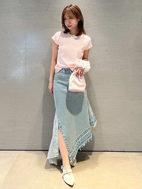 「FURFUR（ファーファー）のアイテム」を使った、FURFURさん（レディース・157cm）の春コーディネート