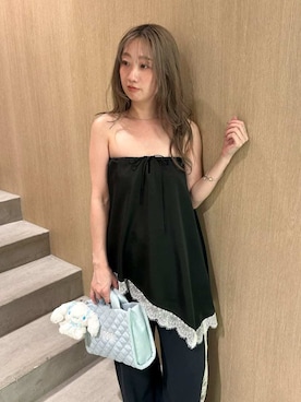 「シューズ」｜FURFURさん（レディース・157cm）の夏コーディネート