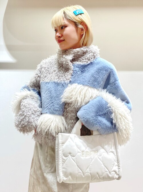 フランス最高ブランド◇【レヴィオン】ブルーMINKFURリバーシブルZIPJK◇ フランス最高ファーブランド【レヴィオン】ブルーミンクFUR